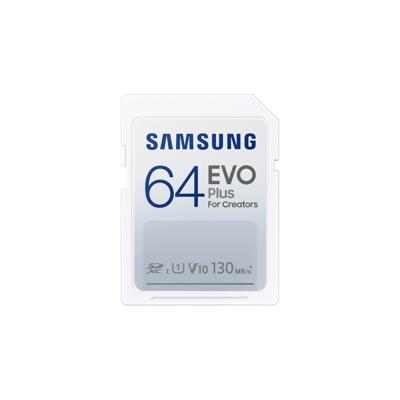 Samsung EVO Plus 64GB SDXC SD-Kaart Wit