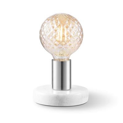 Home sweet home tafellamp Sten Marble - marmer/mat staal Home sweet home tafellamp Sten Marble - marmer/mat staal