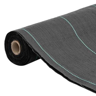 VidaXL Worteldoek 1,5x100 m polypropeen zwart - thumbnail
