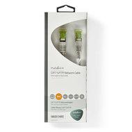 Nedis CCBW85420GY05 Cat7-kabel S/ftp Rj45 Male Rj45 Male 0.5 M Rond Lszh Grijs Window Box