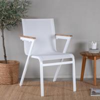 Nohr Tuinstoel 'Constantina' kleur Wit - thumbnail