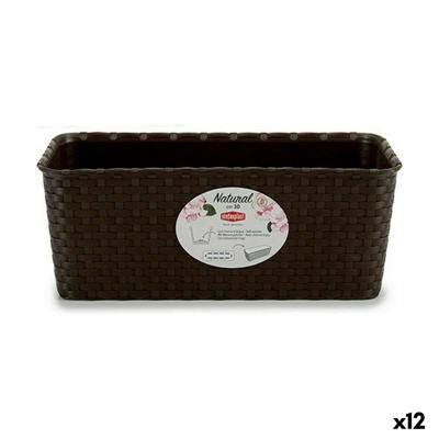 Plantenbak Stefanplast Plastic 13 x 11 x 28,5 cm 28,5 x 11 x 13 cm (12 Stuks)