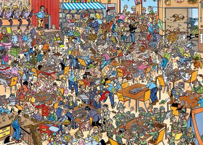 Jumbo legpuzzel Jan van Haasteren NK Puzzelen 1000 stukjes