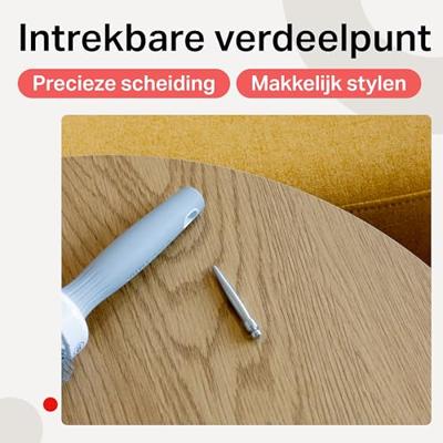 Olivia Garden Wavy Bristles White & Grey Brush Ø45mm Olivia Garden Wavy Bristles White & Grey Brush Ø45mm