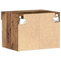 TV-kast 2 pcs Oud hout 40 x 30 x 30 cm Bewerkt hout - thumbnail
