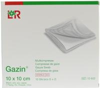 Lohmann & Rauscher Gazin Gaaskompres 10x10cm - thumbnail