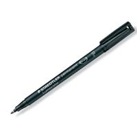 Staedtler Lumocolor permanent F DRY SAFE 318-9 Permanent marker Zwart Watervast: Ja - thumbnail