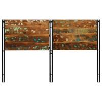 Hoofdeinde 160 cm massief gerecycled en ijzer - thumbnail