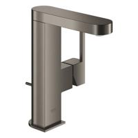 GROHE Plus waterbesparende wastafelkraan m-size met waste brushed hard graphite 23871AL3 - thumbnail