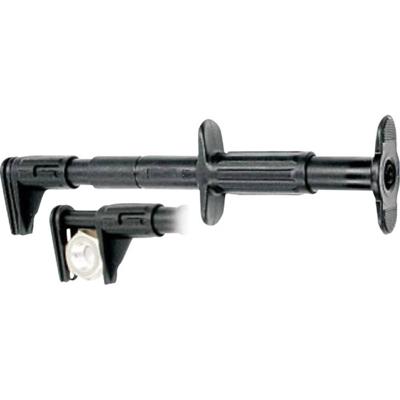 Stäubli GRIP-F Veiligheids-krokodilklem Steekaansluiting 4 mm CAT III 600 V Rood