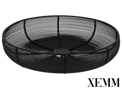XEMM Fruitmand Pim - Draadmand - 29 x 29 cm - Zwart