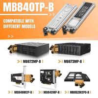 Icy Dock MB840M2P-B interfacekaart/-adapter Intern M.2 - thumbnail