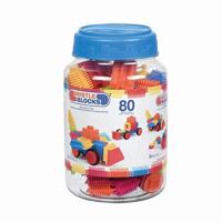 Bristle Blocks in pot 80 stuks - thumbnail