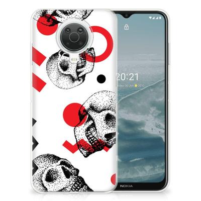 Silicone Back Case Nokia G20 | G10 Skull Red Silicone Back Case Nokia G20 | G10 Skull Red