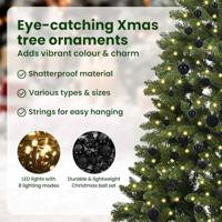 VidaXL Kunstkerstboom met 300 led groen 210 cm pvc en metaal - thumbnail