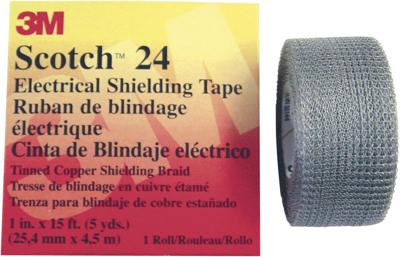 3M SCOTCH24-25X4.5 Afschermtape Scotch 24 Zilver (l x b) 4.5 m x 25 mm 1 stuk(s) 3M SCOTCH24-25X4.5 Afschermtape Scotch 24 Zilver (l x b) 4.5 m x 25 mm 1 stuk(s)