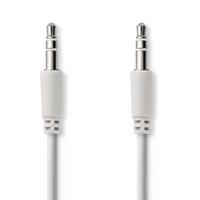 Nedis CAGP22010WT10 Stereo-audiokabel, Spiraal 3,5 Mm Male - 3,5 Mm Male 1,0 M Wit - thumbnail
