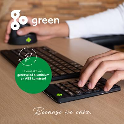 R-Go Tools Numeriek toetsenbord R-Go Numpad Break, ergonomisch numeriek toetsenbord met pauzesoftware, Bluetooth, zwart