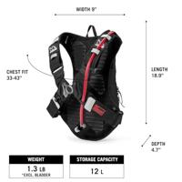USWE mtb hydro 12l hydration pack - thumbnail