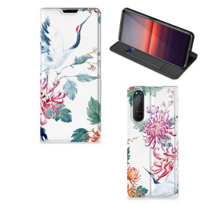 Sony Xperia 5 II | Hoesje maken | Bird Flowers Sony Xperia 5 II | Hoesje maken | Bird Flowers