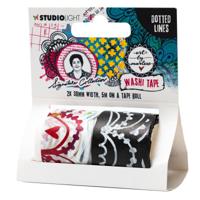 Studio Light • signature collection washi tape dotted lines - thumbnail