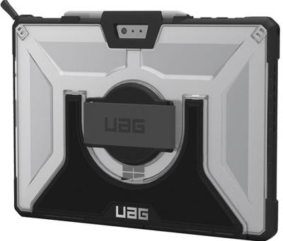 URBAN ARMOR GEAR Plasma Handstrap Case | Microsoft Surface Pro 7+/7 | ice (transparent) | SFPROHSS-L-IC