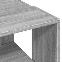 Salontafel 89,5x48x30 cm bewerkt hout grijs sonoma eikenkleurig - thumbnail