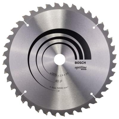 Bosch Professional Cirkelzaagblad PRO Wood | Ø 305 x 2,5 x 30mm 40T - 2608640440 Bosch Professional Cirkelzaagblad PRO Wood | Ø 305 x 2,5 x 30mm 40T - 2608640440