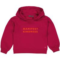 Quapi Meisjes hoodie - Dianne - Roze rood - thumbnail