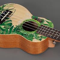 Cascha HH 2602 Sopran Art Series Leafy sopraan ukelele set - thumbnail