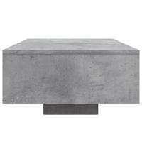 Salontafel met LED-verlichting 85x55x31 cm betongrijs - thumbnail