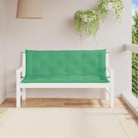VidaXL Tuinbankkussens 2 st 150x50x7 cm oxford stof groen - thumbnail