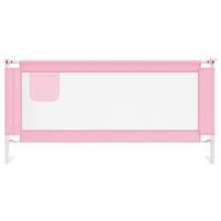 VidaXL Bedhekje peuter 190x25 cm stof roze - thumbnail