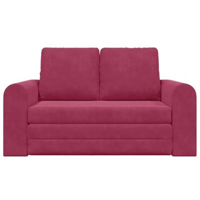 Slaapbank Wijnrood 148 x 71 x 83 cm Fluweel