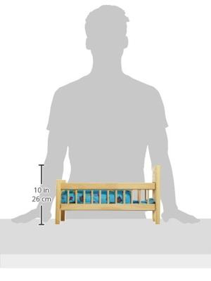 Poppenbedje natuurlijk hout