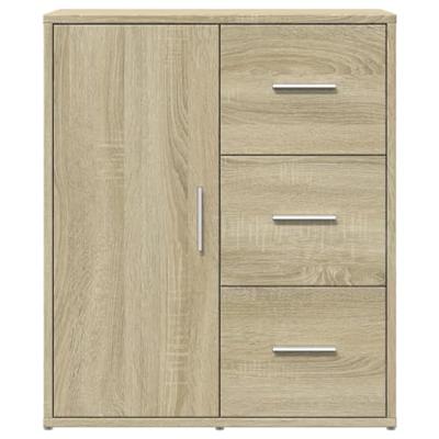 Dressoir 60x31x70 cm bewerkt hout sonoma eikenkleurig