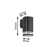 Paulmann 94718 Buitenlamp (wand) GU10 Antraciet - thumbnail