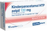 Healthypharm Kinderparacetamol Zetpil 120mg - thumbnail