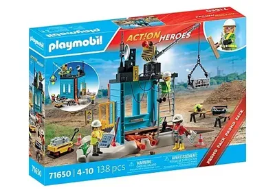 PLAYMOBIL Action Heroes promopack bouwplaats 71650