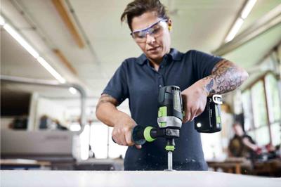 Festool TPC 18/4 I-Basic QUADRIVE Accu klop-/schroefboormachine 18V Basic Body in Systainer - 575604 - thumbnail