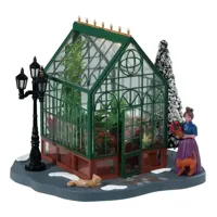 Lemax victorian greenhouse verlicht kerstdorp tafereel 2018 - thumbnail