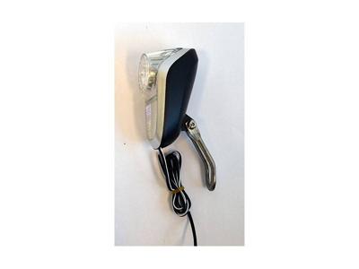 Simson voorvorkkoplamp led zwart naafdynamo op kaart