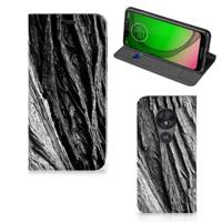 Book Wallet Case Motorola Moto G7 Play Boomschors Grijs - thumbnail