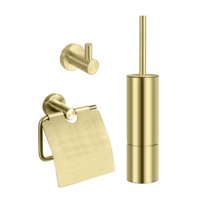 Best Design Toiletset One Pack Nancy Geborsteld Goud Best Design Toiletset One Pack Nancy Geborsteld Goud