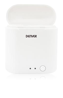 Denver TWE-36 In Ear oordopjes Bluetooth Stereo Wit Oplaadbox
