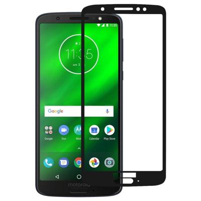 Volledige lijm volledige cover Screen Protector gehard glas film voor Motorola Moto G6