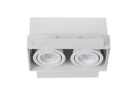 Lucide TRIMLESS - Inbouwspot - 2xGU10 - Wit - thumbnail