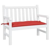 Tuinbankkussen 110x50x7 cm oxford stof rood - thumbnail