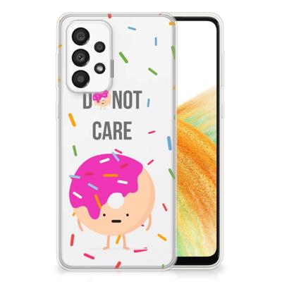 Samsung Galaxy A33 5G | Siliconen Case | Donut Roze Samsung Galaxy A33 5G | Siliconen Case | Donut Roze