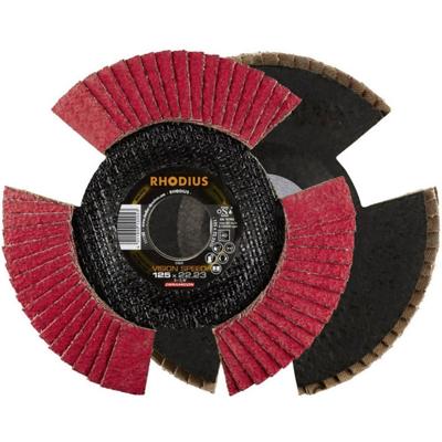 Rhodius 210652 VISION SPEED Lamellenschijf Diameter 115 mm Boordiameter 22.23 mm Korrelgrootte (num) 40 RVS 1 stuk(s) Rhodius 210652 VISION SPEED Lamellenschijf Diameter 115 mm Boordiameter 22.23 mm Korrelgrootte (num) 40 RVS 1 stuk(s)